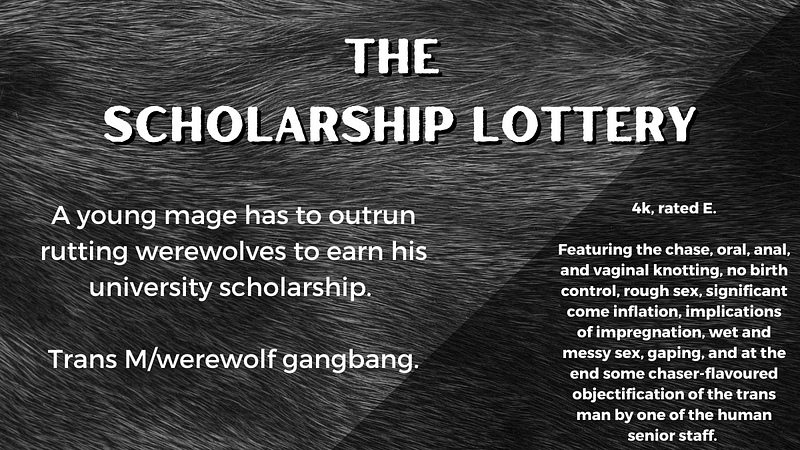 The Scholarship Lottery